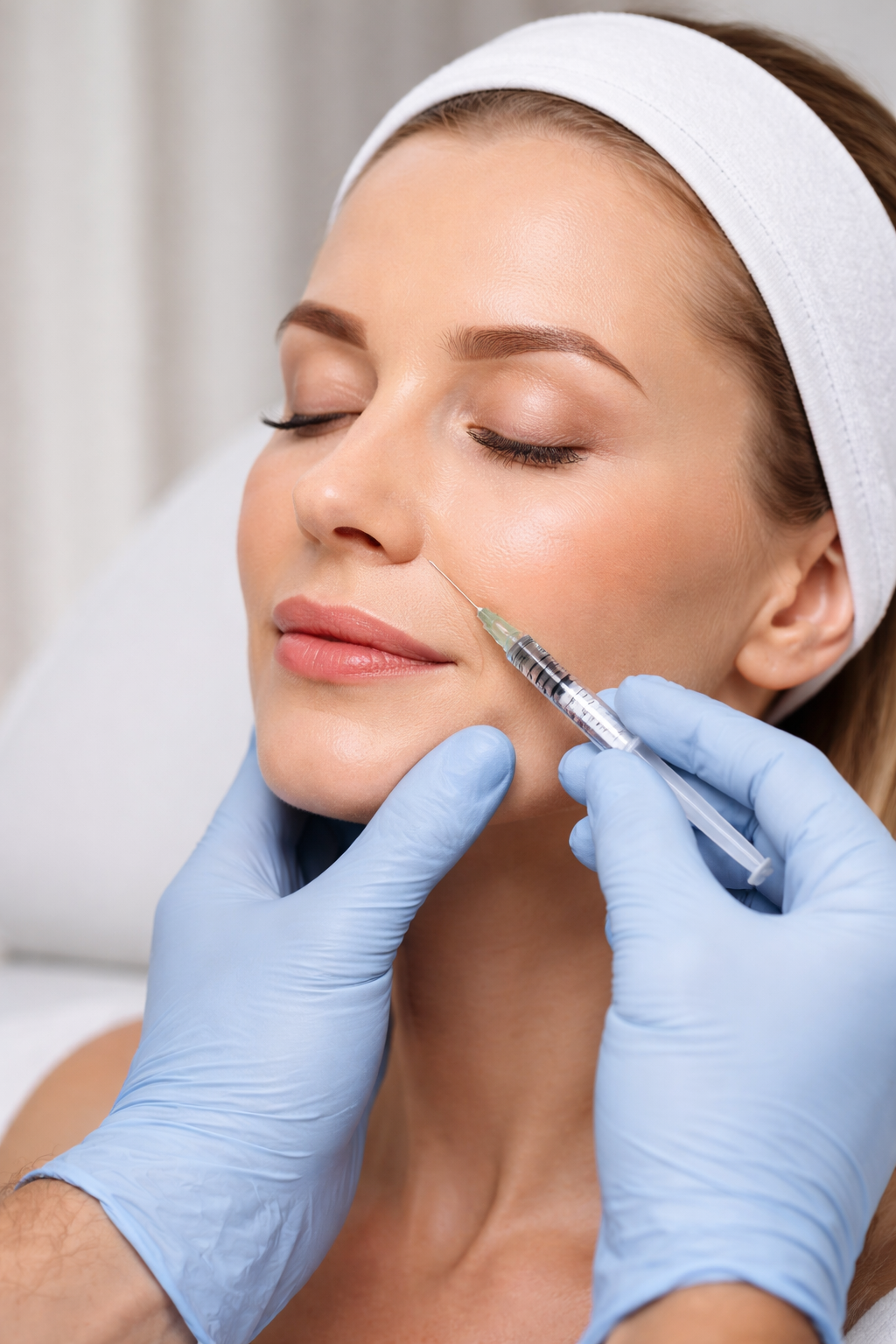 Fachärztliche Botox-Injektion Präzision